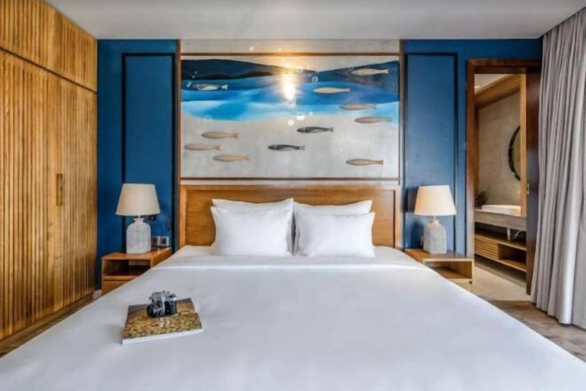 Décor unique, ameublement unique, rideaux d’obscurcissement