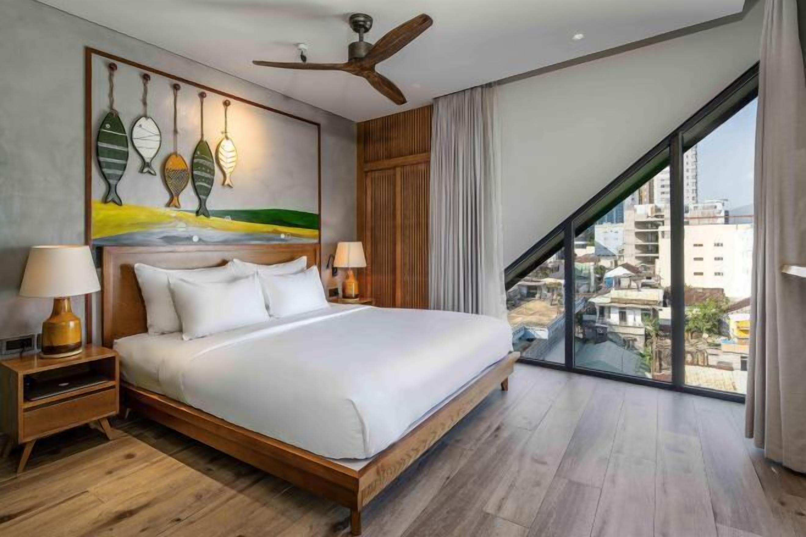 Individually decorated, individually furnished, blackout drapes