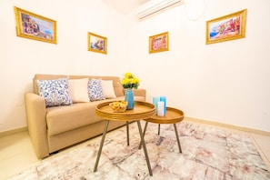 Studio, 1 Double Bed with Sofa bed, Non Smoking | Living area | LCD TV - Premium Suites On Beach Ben Yehuda 60B (Tel Aviv)