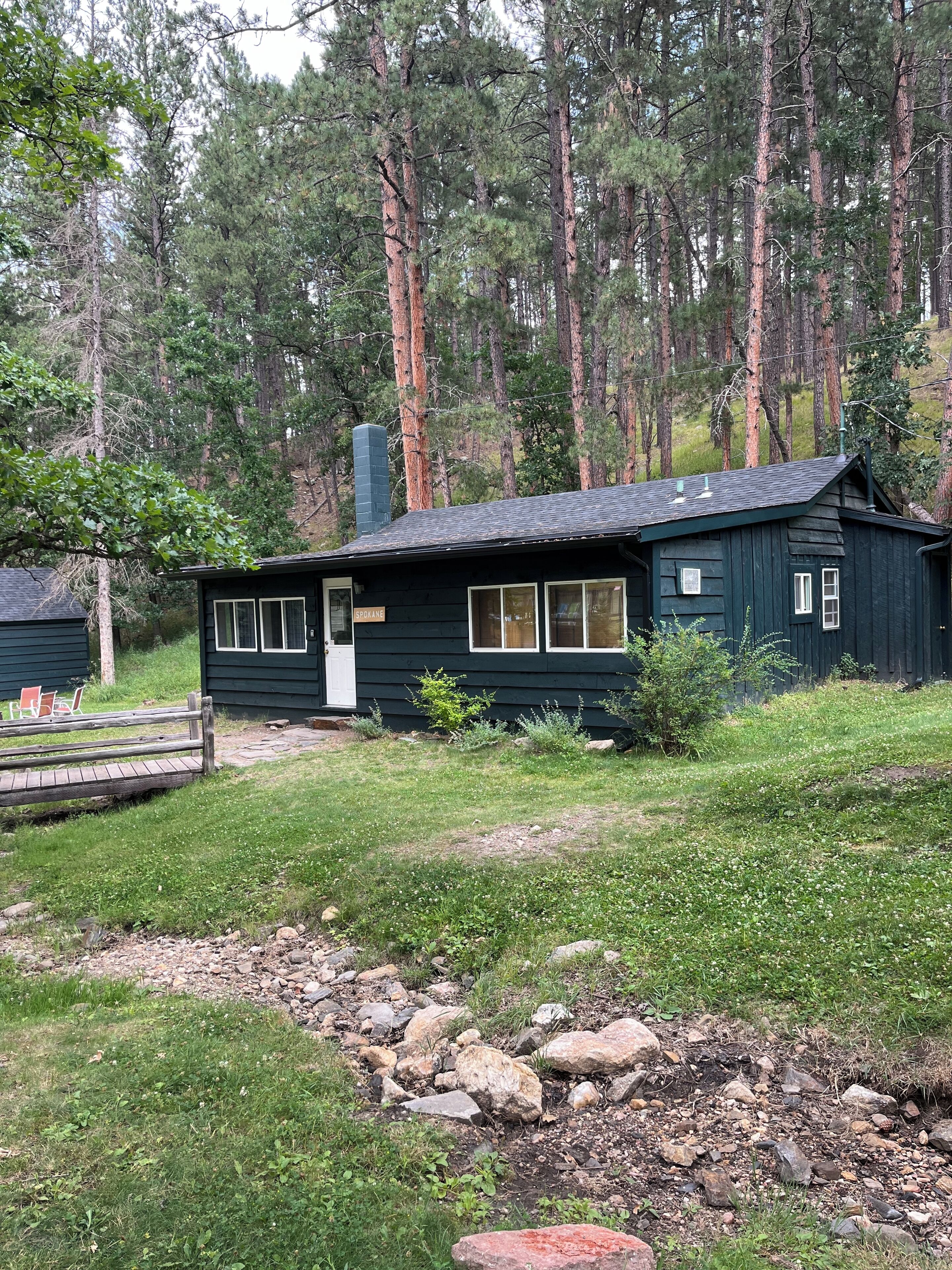 A 2 bedroom, 2 bath cabin full of beauty and custom-built character