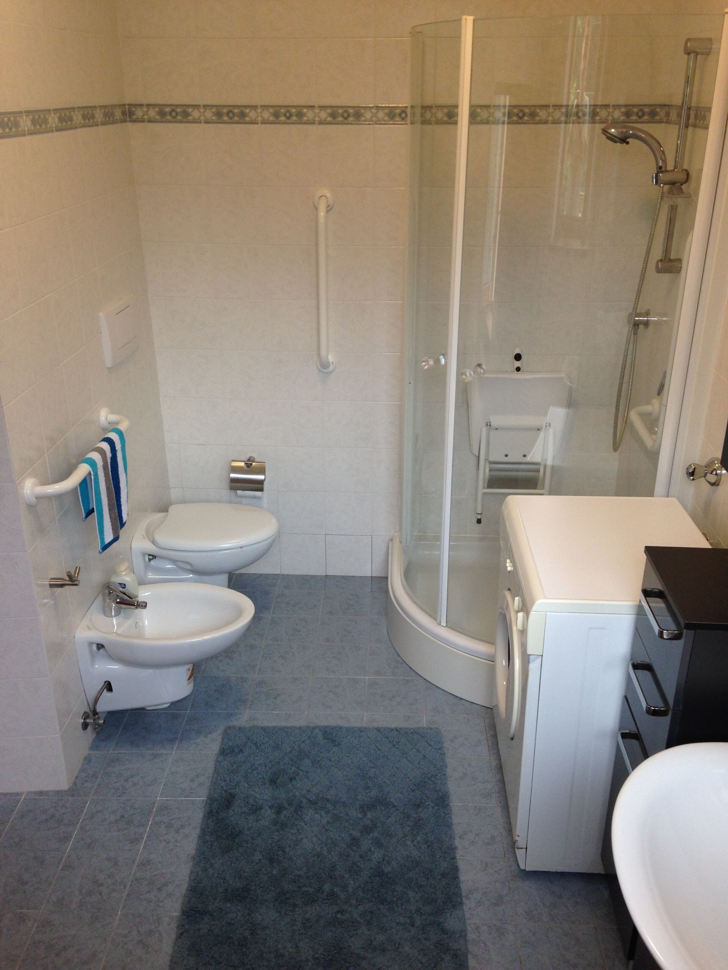 Asciugacapelli, asciugamani, sapone