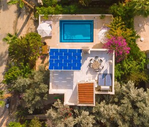 Pool - Villa Caretta - Private pool, sea view, roof terrace, free wifi, central Kalkan (Kalkan)