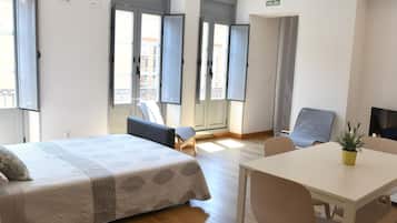 1 bedroom, iron/ironing board, Internet, bed sheets
