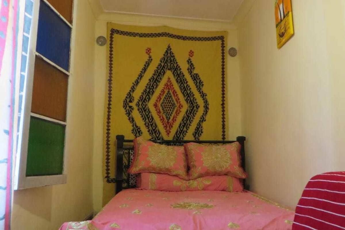 Desk, blackout curtains, rollaway beds, free WiFi