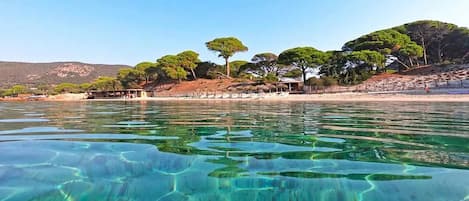 Una spiaggia nelle vicinanze