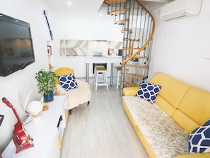 Televisie, een dvd-speler, boeken en een muziekbibliotheek