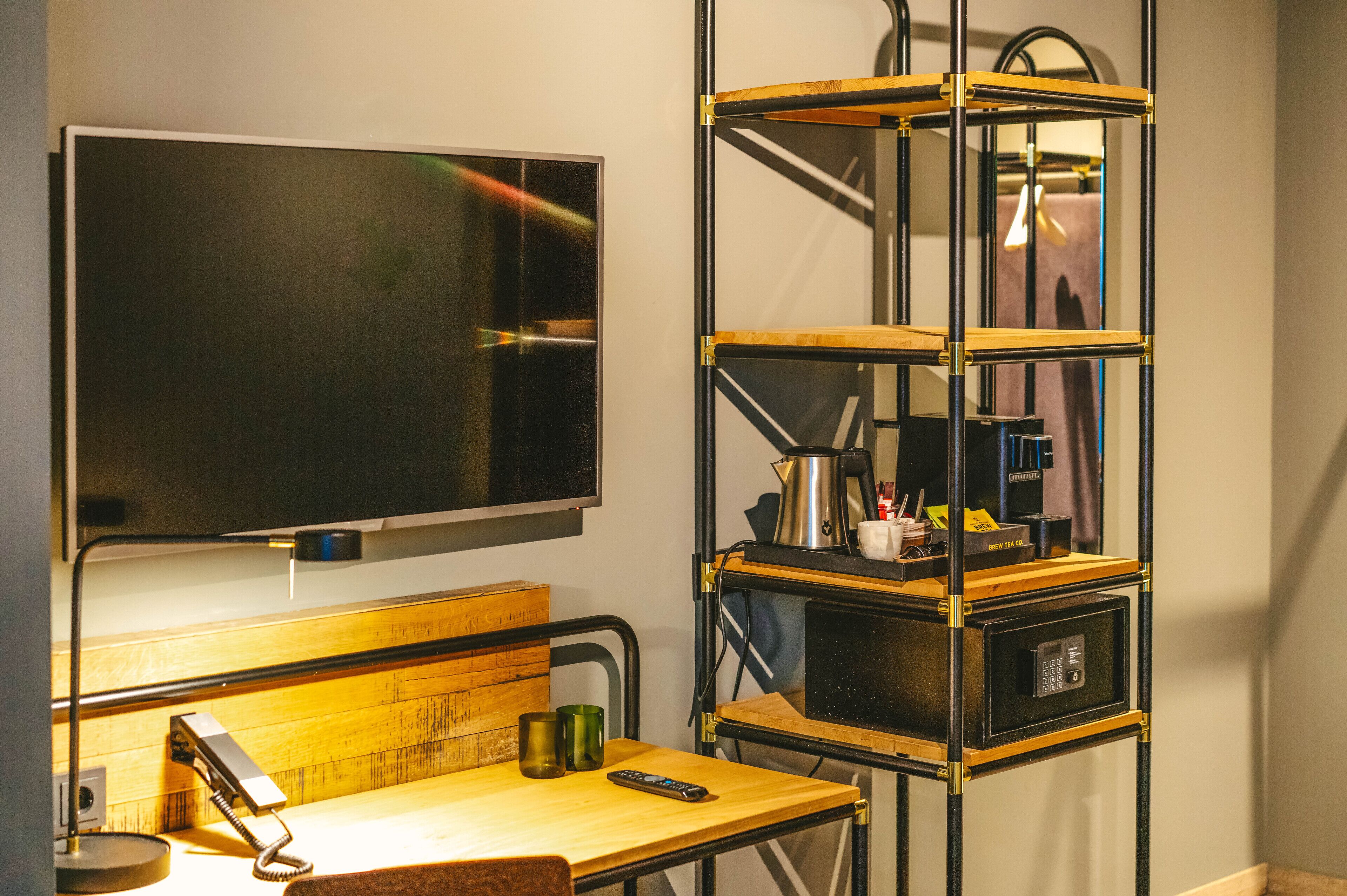 comfort double room (special needs) | 1 bedroom, in-room safe, desk, blackout curtains