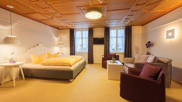 Suite Premium (Kräutersuite) | Ropa de cama hipoalergénica y caja de seguridad en la habitación