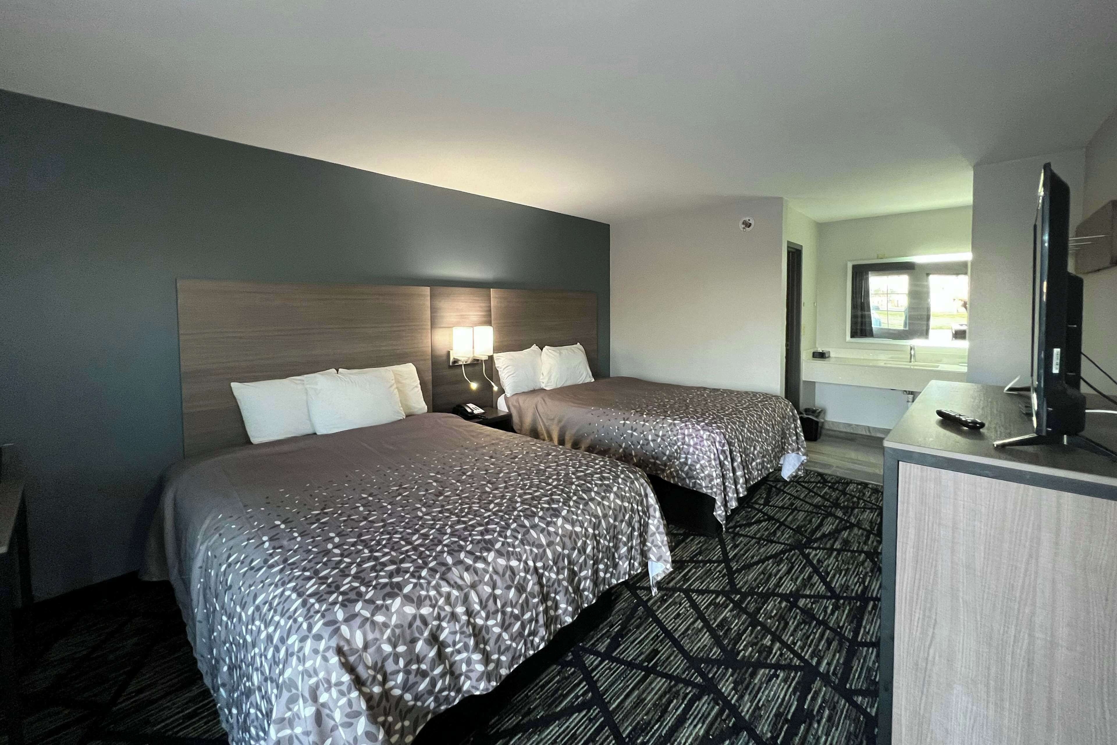 Premium bedding, desk, soundproofing, iron/ironing board