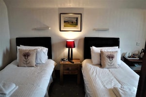 Twin Room (with Shower) | 1 bedroom, desk, iron/ironing board, free WiFi