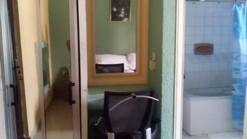 Standard Double Room, 1 Queen Bed, Non Smoking, Pool View | 1 bedroom, desk, bed sheets