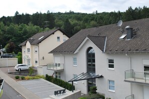 Blick von der Unterkunft