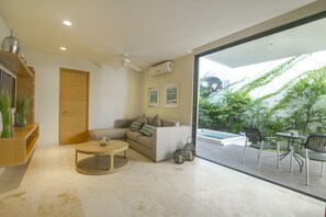 Apartment, 1 Bedroom | Living area | Flat-screen TV - Anah 107 Sur (Playa del Carmen)