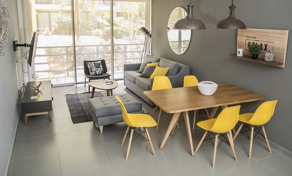 Apartment, 2 Bedrooms | Living area | Flat-screen TV - Lunada 114 (Playa del Carmen)