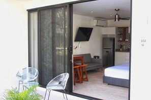 Studio, Pool View | Terrace/patio - Central Park E102H (Tulum)