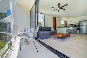 Apartment, 1 Schlafzimmer, Poolblick | Balkon