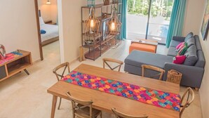 Apartment, 2 Bedrooms | Living area | Flat-screen TV - Paramar 003 (Tulum)