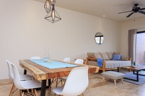 Apartment, 2 Bedrooms | Living area | Flat-screen TV - Paramar Terra A203 (Tulum)