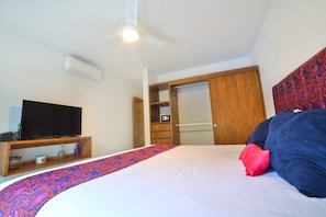 Apartemen, 2 kamar tidur | 2 kamar tidur, Wi-Fi gratis, dan seprai linen