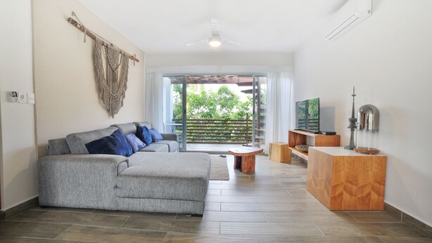 Apartment, 2 Bedrooms | Living area | Flat-screen TV - IK Zama 14 (Tulum)