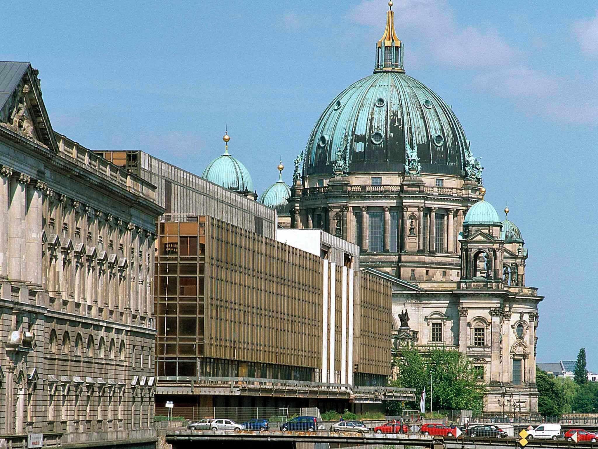 A historic building with a large dome and classical architecture.