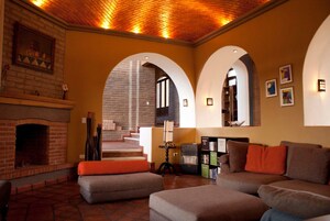 Sala de estar en el lobby