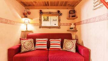 TV, DVD player, books