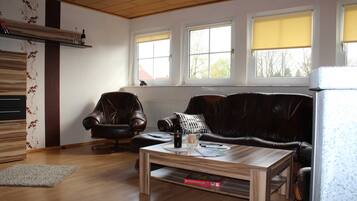 Télévision, cheminée