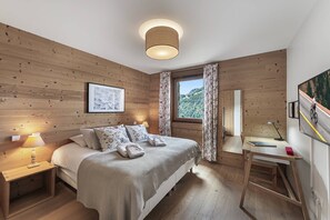 3 bedrooms, iron/ironing board, WiFi, bed sheets - Luxury flat 6 pers. - fireplace, close to the centre and slopes (CHATEL)