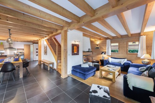Chalet 10 pers - grands espaces, cheminée, au calme