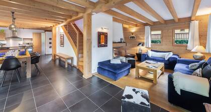 Chalet 10 pers - grands espaces, cheminée, au calme