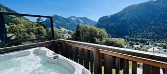 Appartement 6 personnes, moderne, chaleureux avec spa, proche centre et ski
