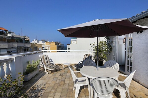 Terrace/patio - Excelente Apartamento de 3 Quartos Duplex com Terraço - Roxy 7 (Rio de Janeiro)