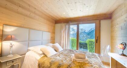 Chalet de luxe 12 pers - proche pistes et centre, sauna, spa
