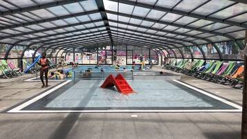 Indoor pool, outdoor pool