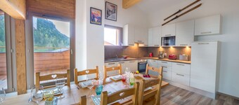 Große Wohnung für 6 Personen - modern, in der Nähe des Zentrums und der Pisten