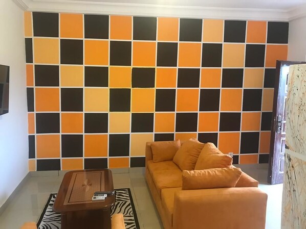 Apartment, 1 Double Bed, Non Smoking | Living area