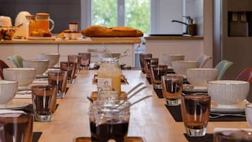 Petit-déjeuner continental compris tous les jours