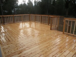 Terrace/patio - The Cozy Cabin LaPine (La Pine)