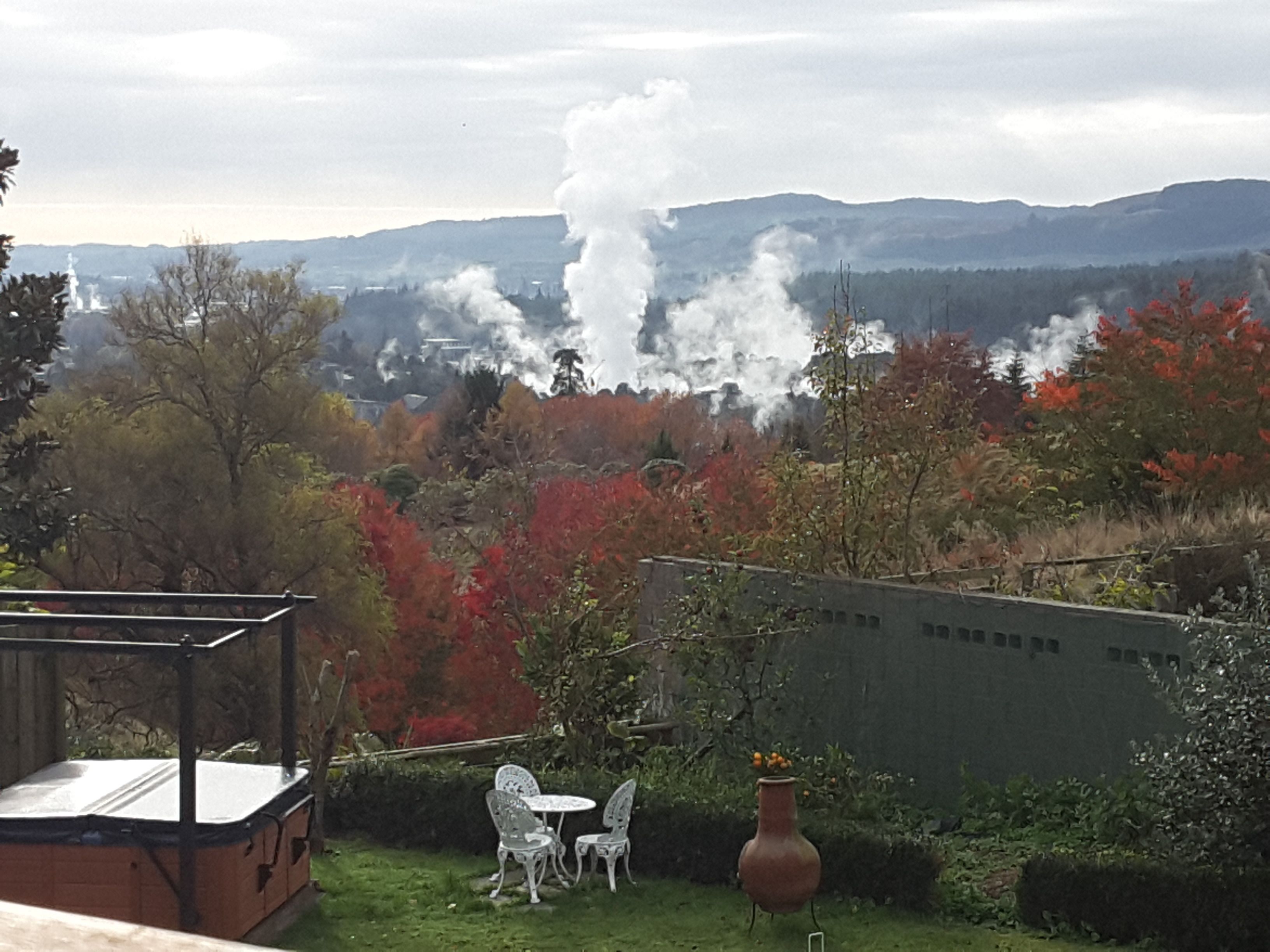 Vista a la montaña