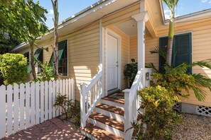 Exterior detail - THE NEST ~ Charming Conch Cottage Close to the Beach and Duval w/ Pool! (Key West)