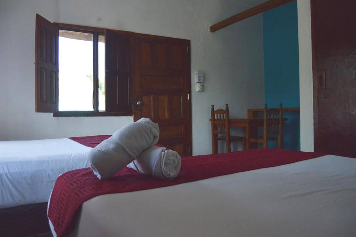 Habitación estándar, 2 camas de matrimonio | Minibar, cortinas opacas, wifi gratis