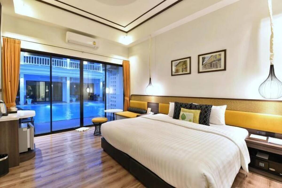 In-room safe, desk, blackout curtains, soundproofing