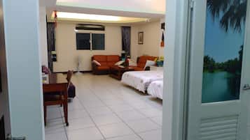 Standard Triple Room | Desk, blackout drapes, soundproofing, free WiFi