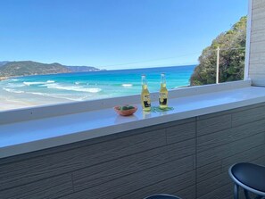 舒適雙床房, 私人浴室 | 海灘/海景