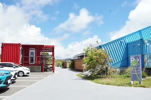 Façade de l’hébergement