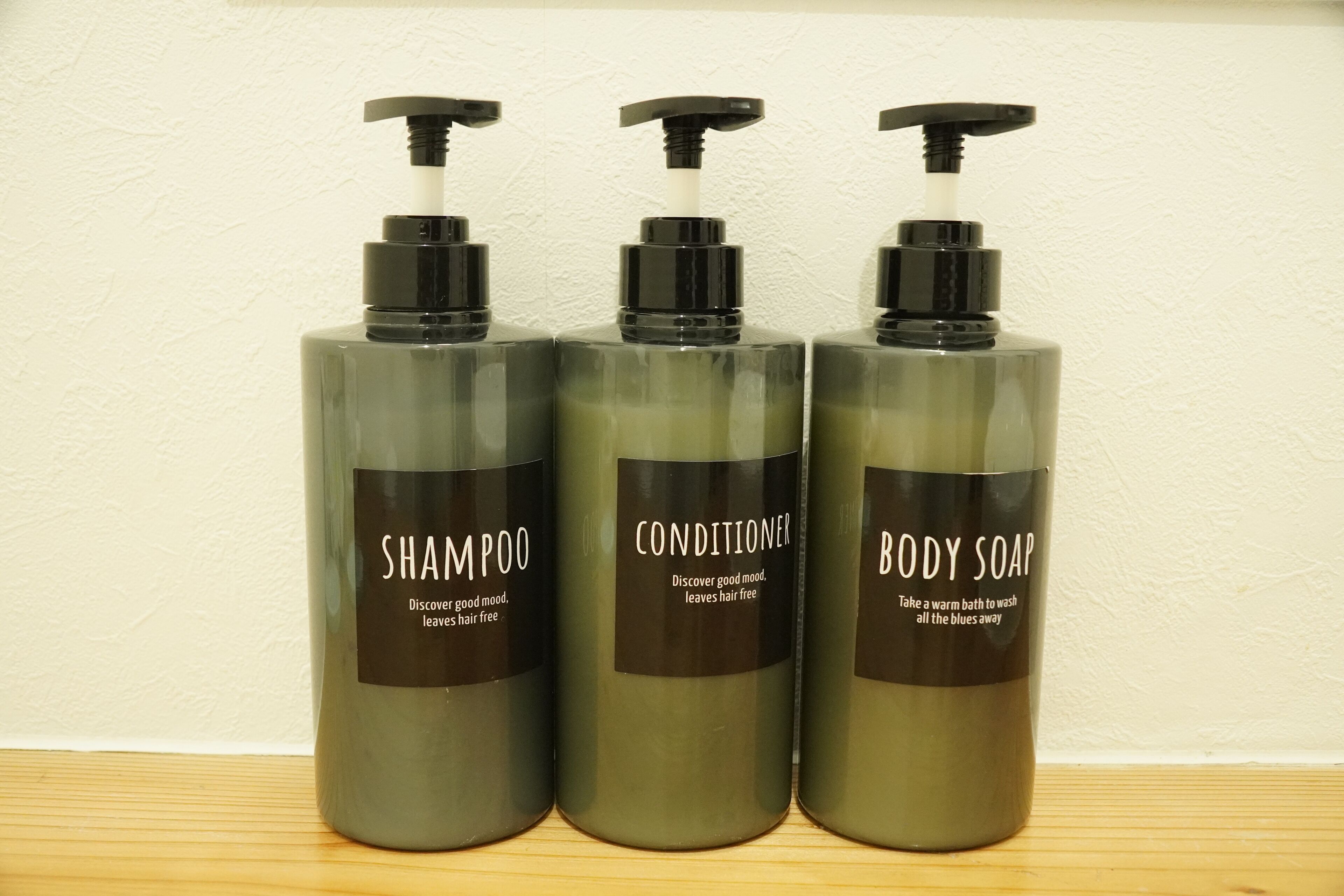 free toiletries, hair dryer, slippers, electronic bidet