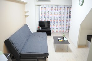 Apartment 702, 1 Bedroom | Living area | Flat-screen TV - ArcadiaEF (Osaka)