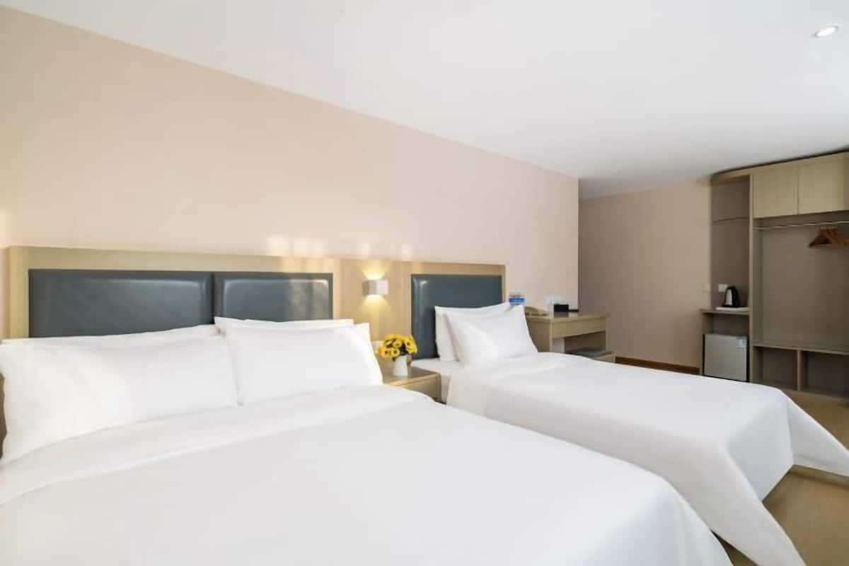 Minibar, escritorio, cortinas blackout y wifi gratis