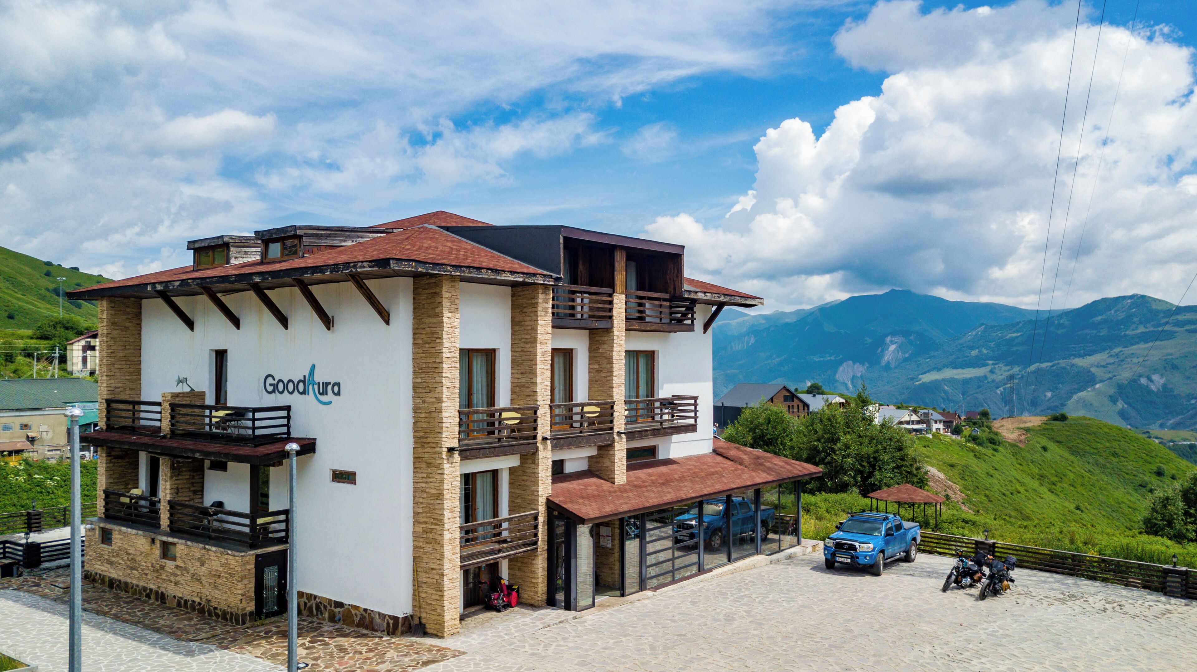 Entrée de l’hébergement